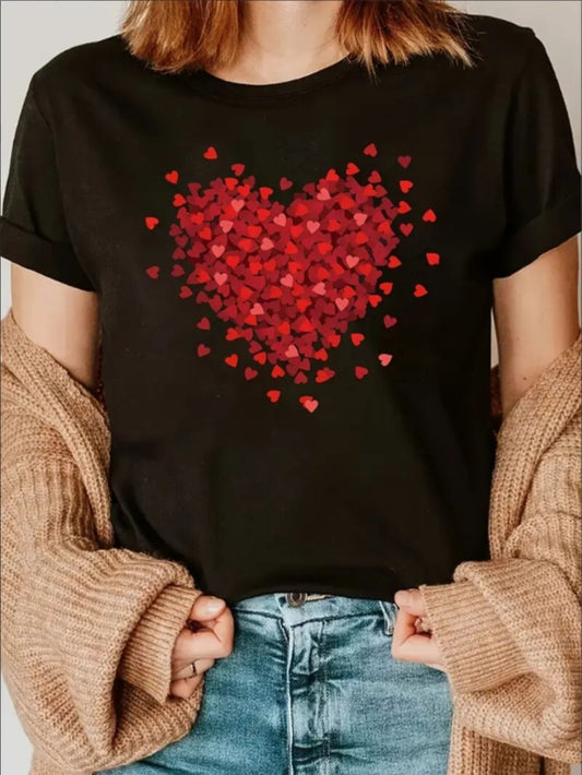 Love Valentine'S Day T-Shirt, Couple T-Shirt, Couple Christmas, Fashion Casual T-Shirt, Short-Sleeved T-Shirt Apparel/Shirt/Graphic Shirt SNULLO https://www.cyberehub.com