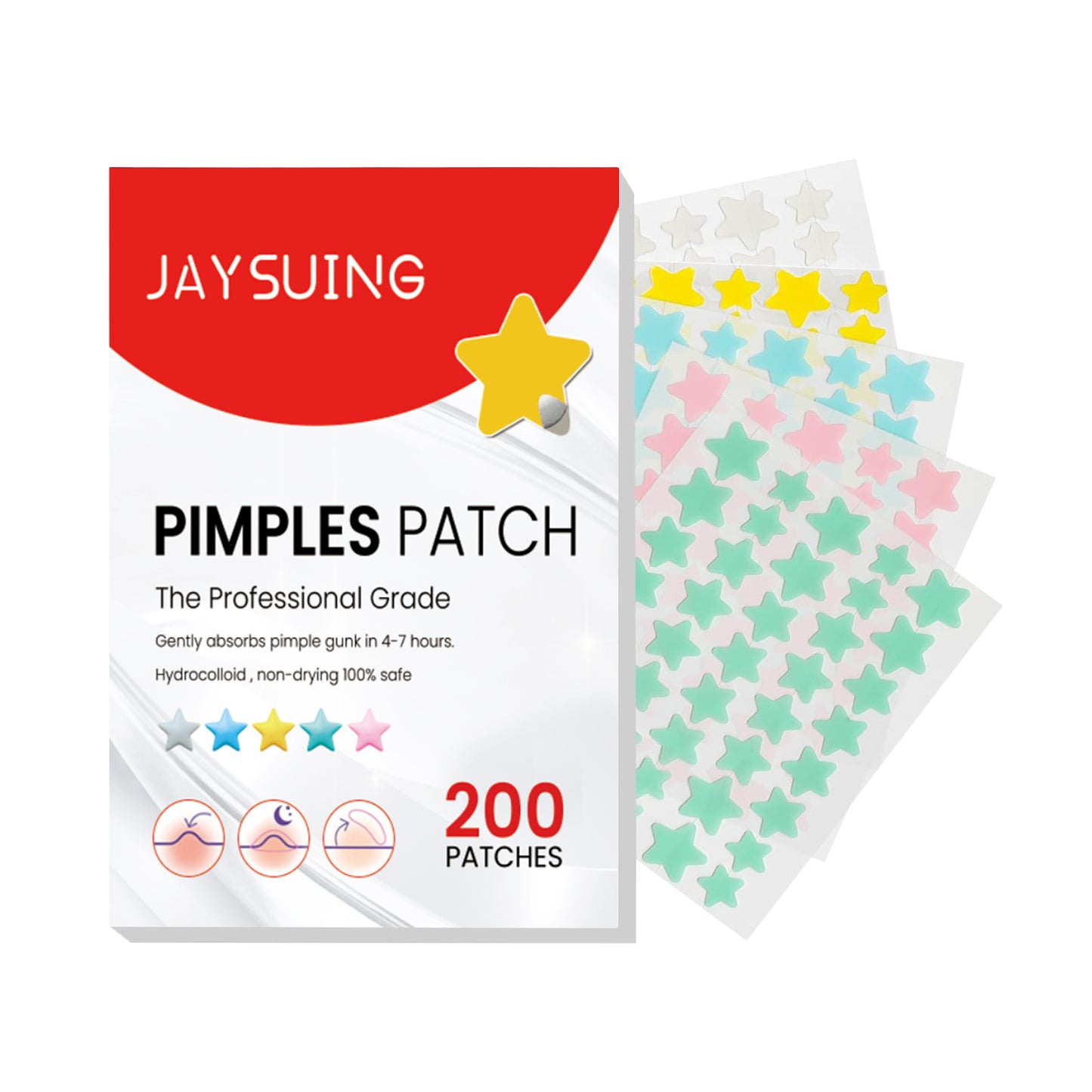 Jaysuing Pimples Patch, Repair Pockmarks Lighten Pimples Blemishes Cover Pimples default title Health Eprolo https://www.cyberehub.com