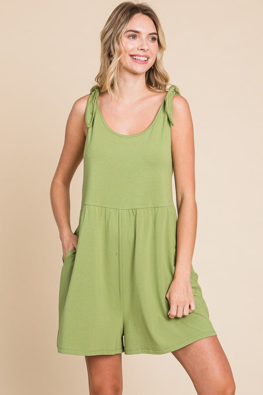 Culture Code Full Size Shoulder Knot Baggy Romper Happy Olive Apparel/Tops Culture Code Ship from USA TikTok Tops Trendsi USPS Walmart Walmart Apparel Trendsi https://www.cyberehub.com