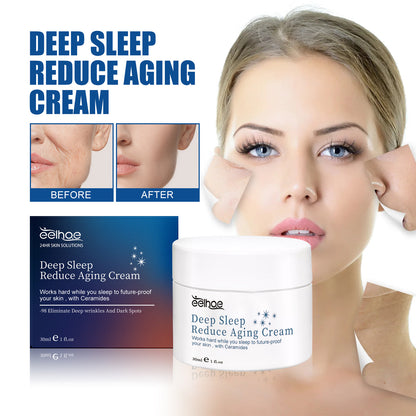 Deep Sleep Reduce Aging Cream, Firming Light Lines Brightening Skin Tone Moisturizing Skin Care Sleep Cream Health Eprolo https://www.cyberehub.com