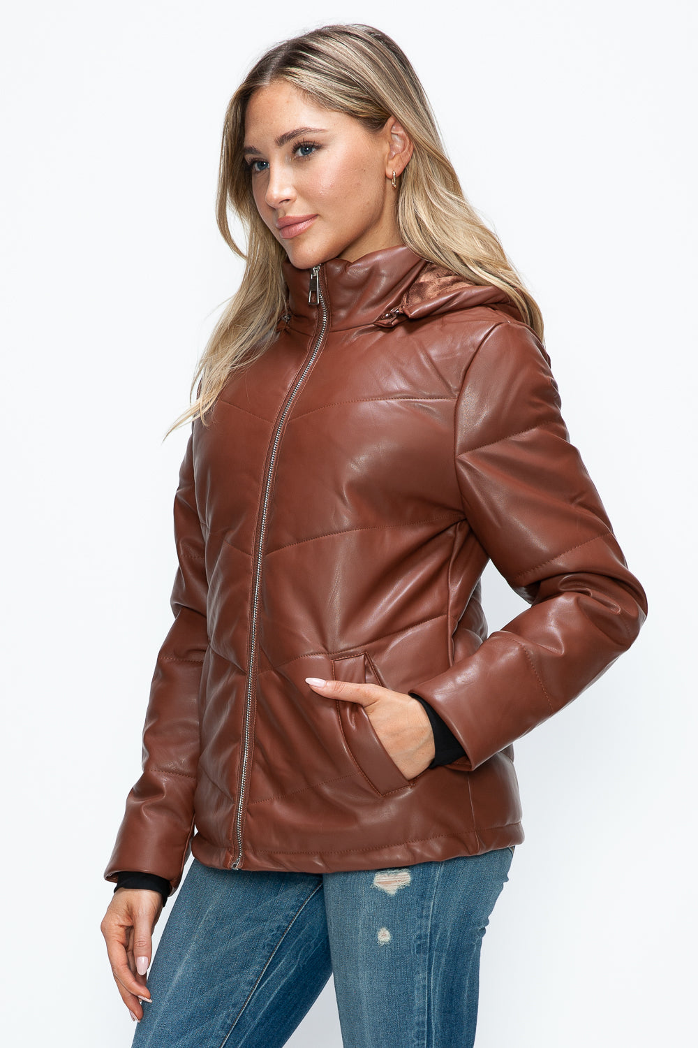 How Dare U Pocketed Zip Up Puffer Jacket with Removable Hood Tops/Jackets/Sweaters Clothing Tops How Dare U Ship from USA TikTok Trendsi USPS Walmart Trendsi https://www.cyberehub.com