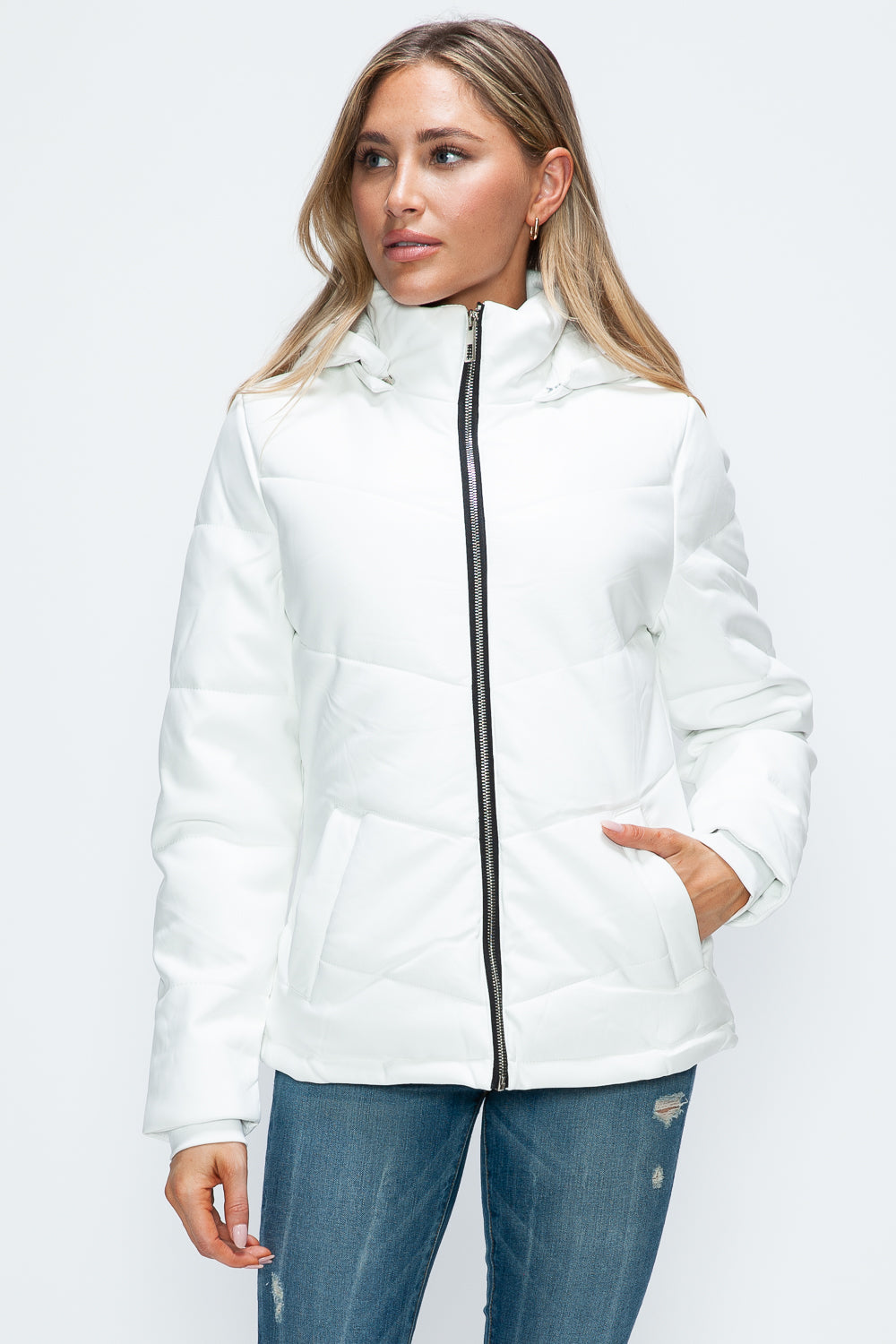 How Dare U Pocketed Zip Up Puffer Jacket with Removable Hood Tops/Jackets/Sweaters Clothing Tops How Dare U Ship from USA TikTok Trendsi USPS Walmart Trendsi https://www.cyberehub.com