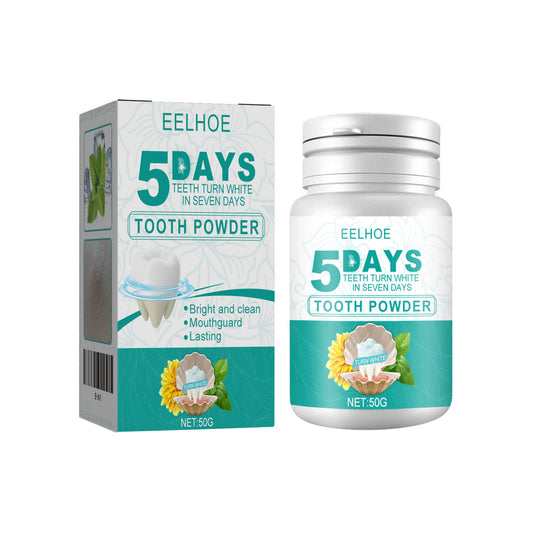 5 Day Whitening Tooth Powder, Clean Teeth Remove Dirt Plaque Fresh Mouth Clean Teeth Powder default title Health Eprolo https://www.cyberehub.com