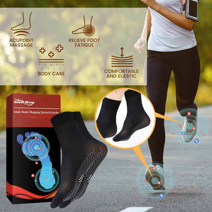 Ionic Body Shaping Stretch Socks, Outdoor Sports Comfortable Breathable Non-slip Foot Care Elastic Socks Health Eprolo https://www.cyberehub.com