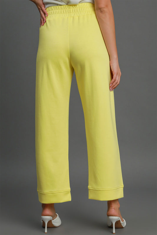 Umgee Drawstring Elastic Waist Wide Leg Pants Apparel Apparel Ship from USA TikTok Trendsi Umgee USA Trendsi https://www.cyberehub.com