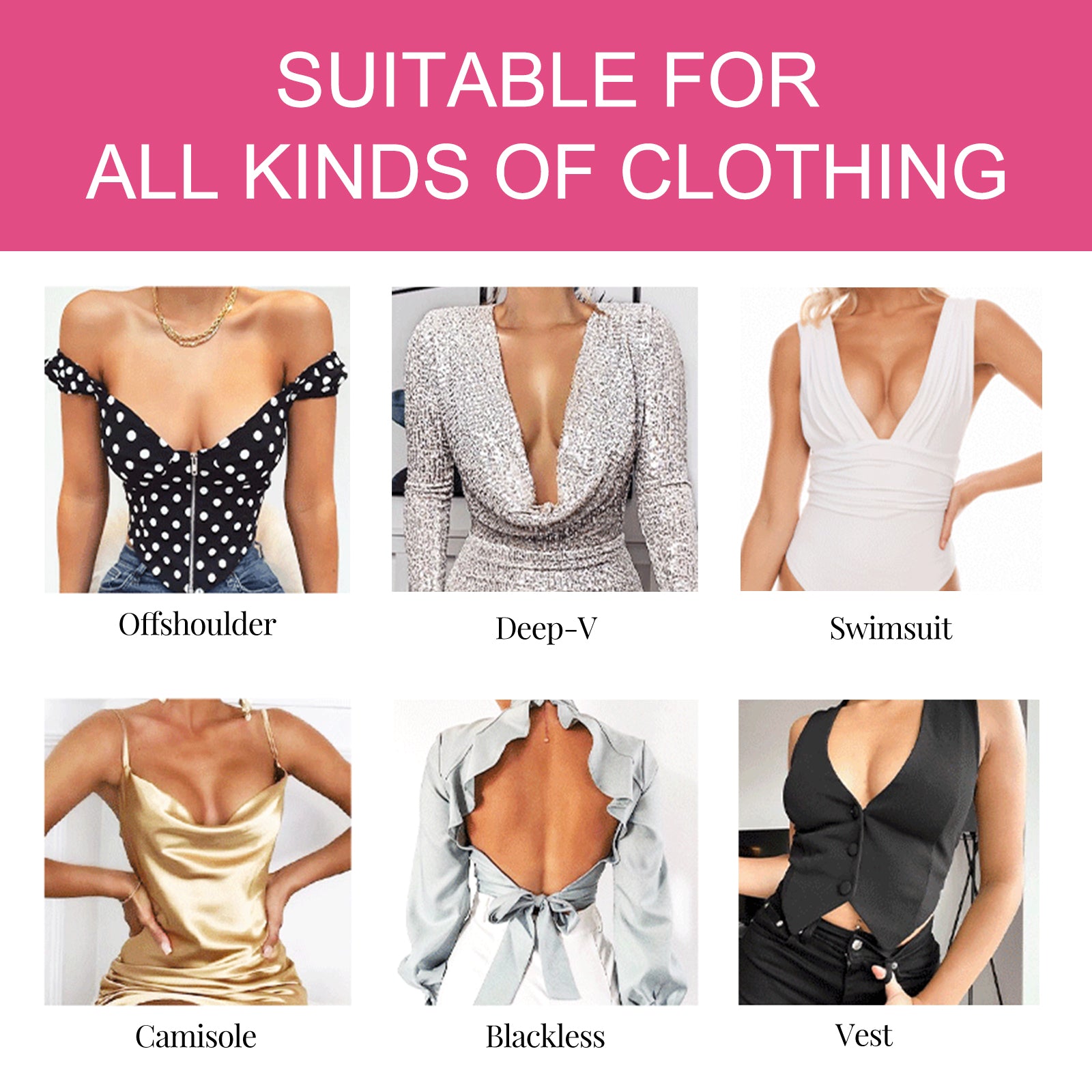 Boob Tape, Non-Trace Anti-Sagging External Expansion Chest Stretch Tape Health & Beauty Health Eprolo https://www.cyberehub.com