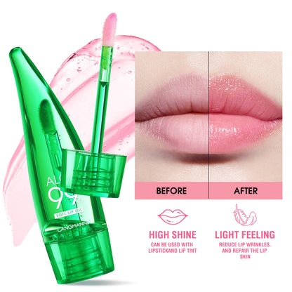 langmannni Aloe vera lip gloss, temperature-sensitive color-changing lip glaze, moisturizing and protective lipstick, lip oil Health Eprolo https://www.cyberehub.com