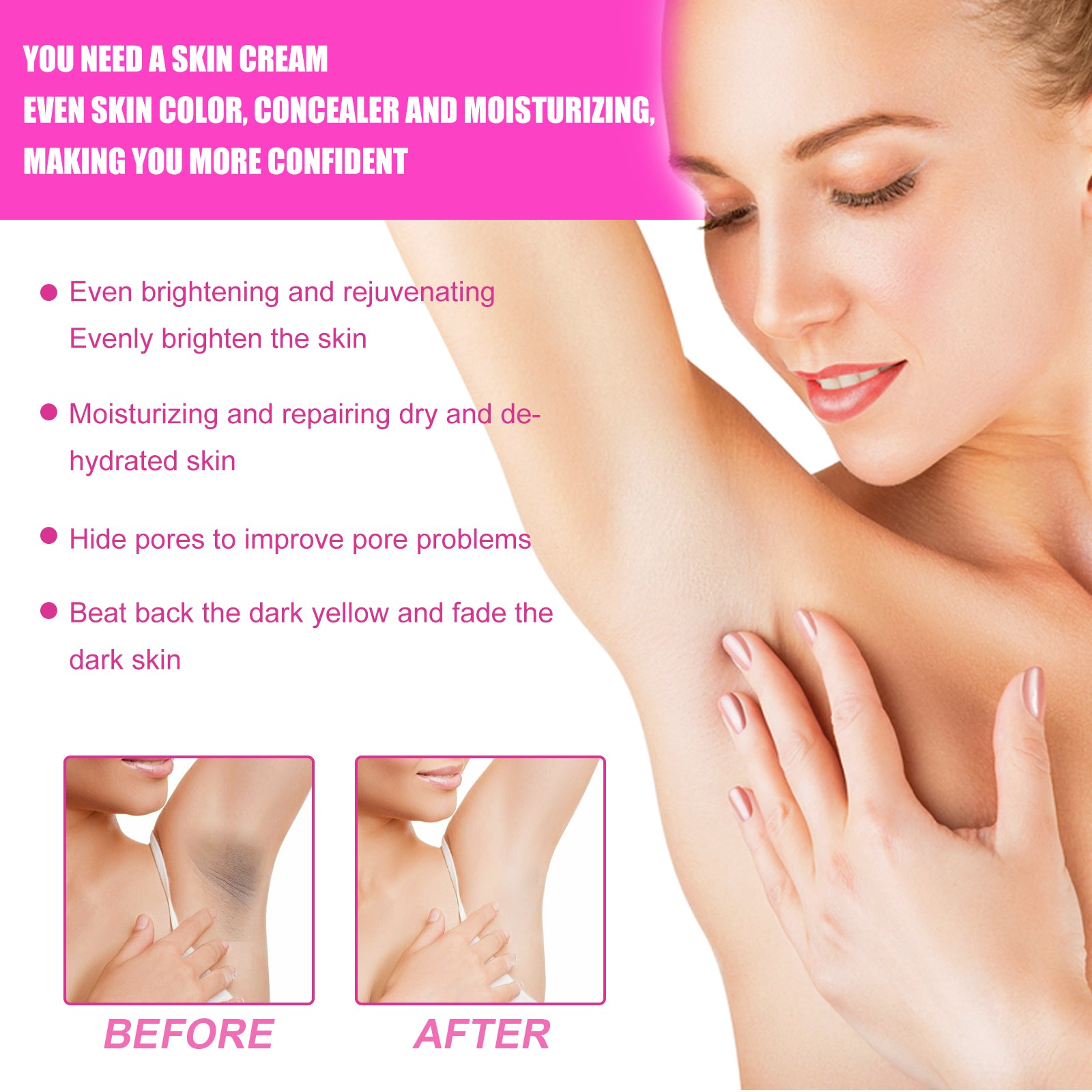 Whitening Cream, Whitening And Brightens Skin, Moisturizes And Removes Blackness Beauty Skin Cream Health Eprolo https://www.cyberehub.com