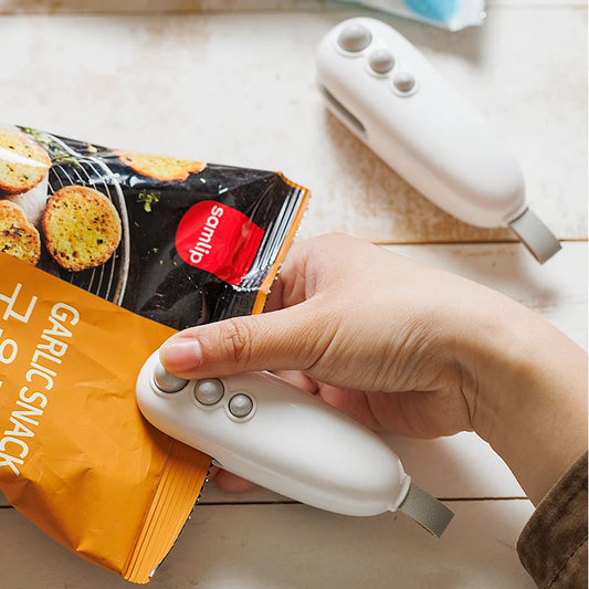 Mini Heat Bag Sealing Machine Package Sealer Bags Plastic Food Sealer Clip Bag Handheld Sealer Food Packaging Heat Sealer Home & Garden Home Goods Eprolo https://www.cyberehub.com