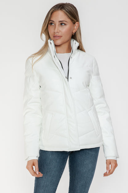 Snobbish Pocketed Zip Up Turtleneck Puffer Jacket Tops/Jackets/Sweaters Clothing Tops Ship from USA Snobbish TikTok Trendsi USPS Walmart Trendsi https://www.cyberehub.com