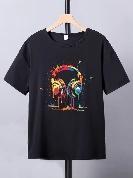 Men's Printed Short-sleeved T-shirt Apparel/Shirt/Graphic Shirt SNULLO https://www.cyberehub.com