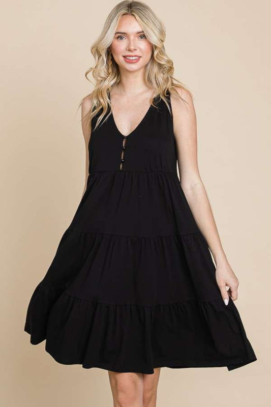 Culture Code Racerback Tiered Tank Dress Black Apparel/Dress Culture Code Dress Ship from USA TikTok Trendsi USPS Walmart Walmart Apparel Trendsi https://www.cyberehub.com