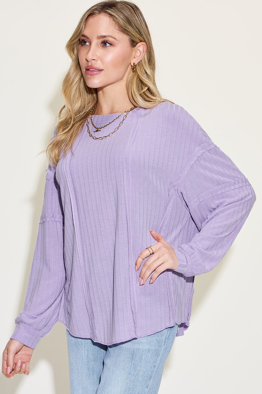 Basic Bae Full Size Ribbed Round Neck Long Sleeve T-Shirt Apparel/Tops Basic Bae Ship from USA TikTok Tops Trendsi USPS Walmart Walmart Apparel Trendsi https://www.cyberehub.com
