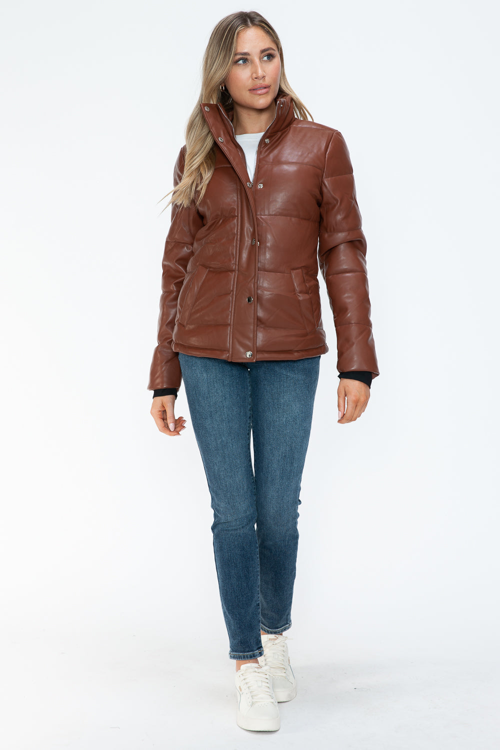 YMI Pocketed Zip Up Turtleneck Puffer Jacket Apparel Featured Ship from USA Tiktok Trendsi USA USPS Walmart YMI outerwear Trendsi https://www.cyberehub.com