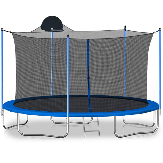 12FT Trampoline for Adults & Kids with Basketball Hoop, Outdoor Trampolines w/Ladder and Safety Enclosure Net for Kids and adults Furniture Giga GNJ Home Home & Garden Home Goods Walmart Giga https://www.cyberehub.com