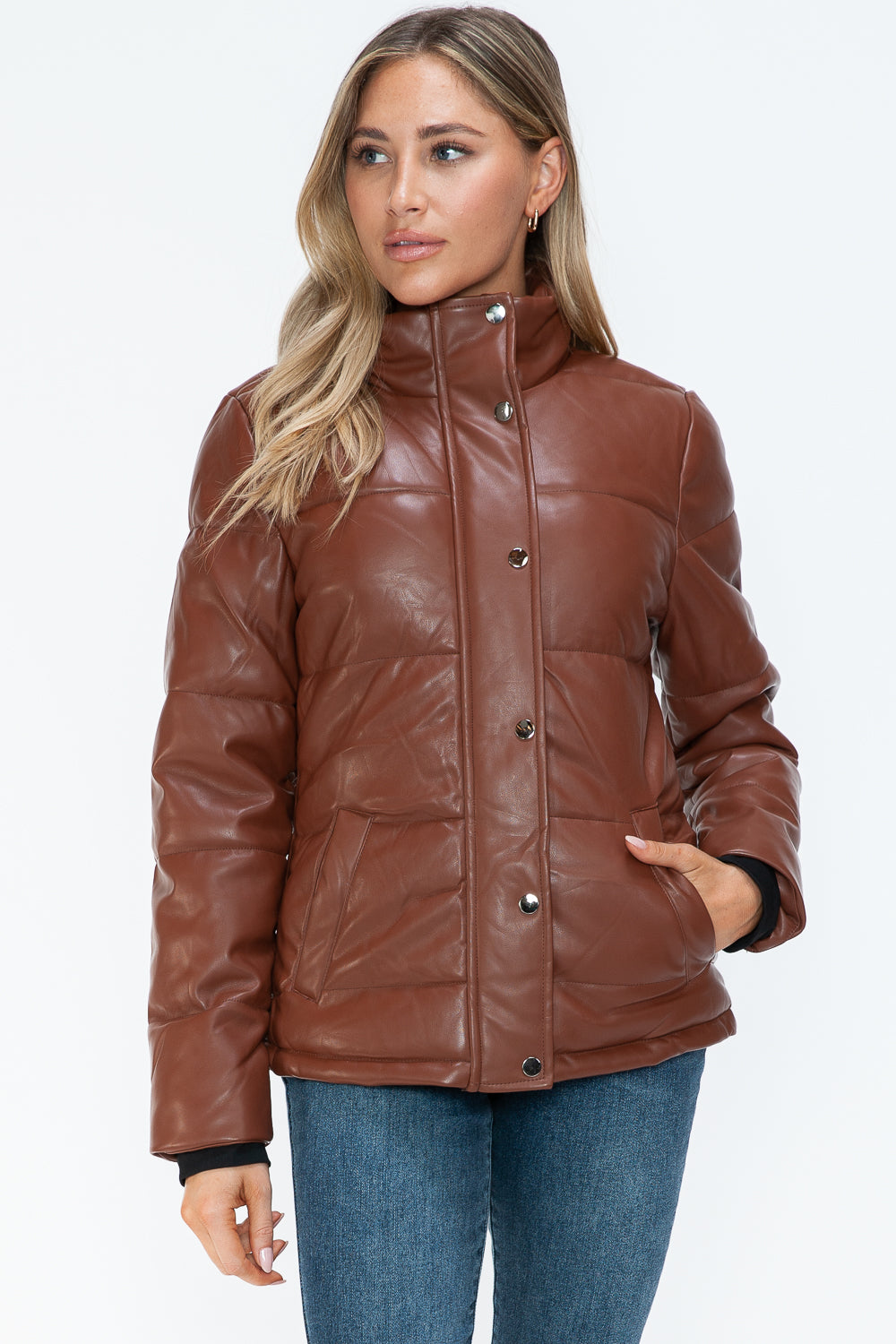 YMI Pocketed Zip Up Turtleneck Puffer Jacket Apparel Featured Ship from USA Tiktok Trendsi USA USPS Walmart YMI outerwear Trendsi https://www.cyberehub.com