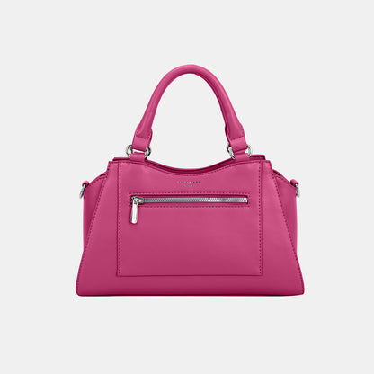 David Jones PU Leather Handbag Rose Red One Size David Jones Ship from USA TikTok USA Trendsi https://www.cyberehub.com