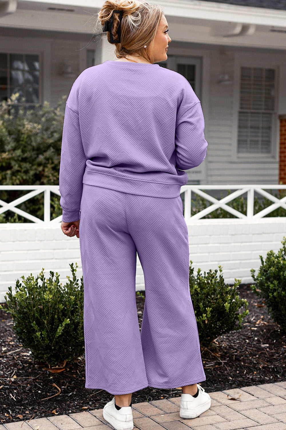 Double Take Full Size Textured Long Sleeve Top and Drawstring Pants Set Apparel/Tops Double Take Ship from USA TikTok Tops Trendsi USPS Walmart Walmart Apparel Trendsi https://www.cyberehub.com