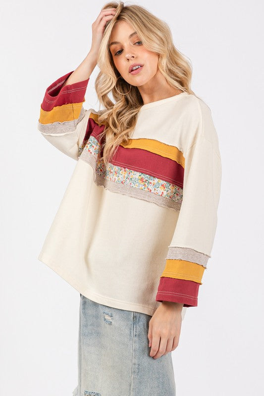 SAGE + FIG French Terry Color Block T-Shirt Apparel Apparel SAGE+FIG Ship from USA TikTok Trendsi Trendsi https://www.cyberehub.com