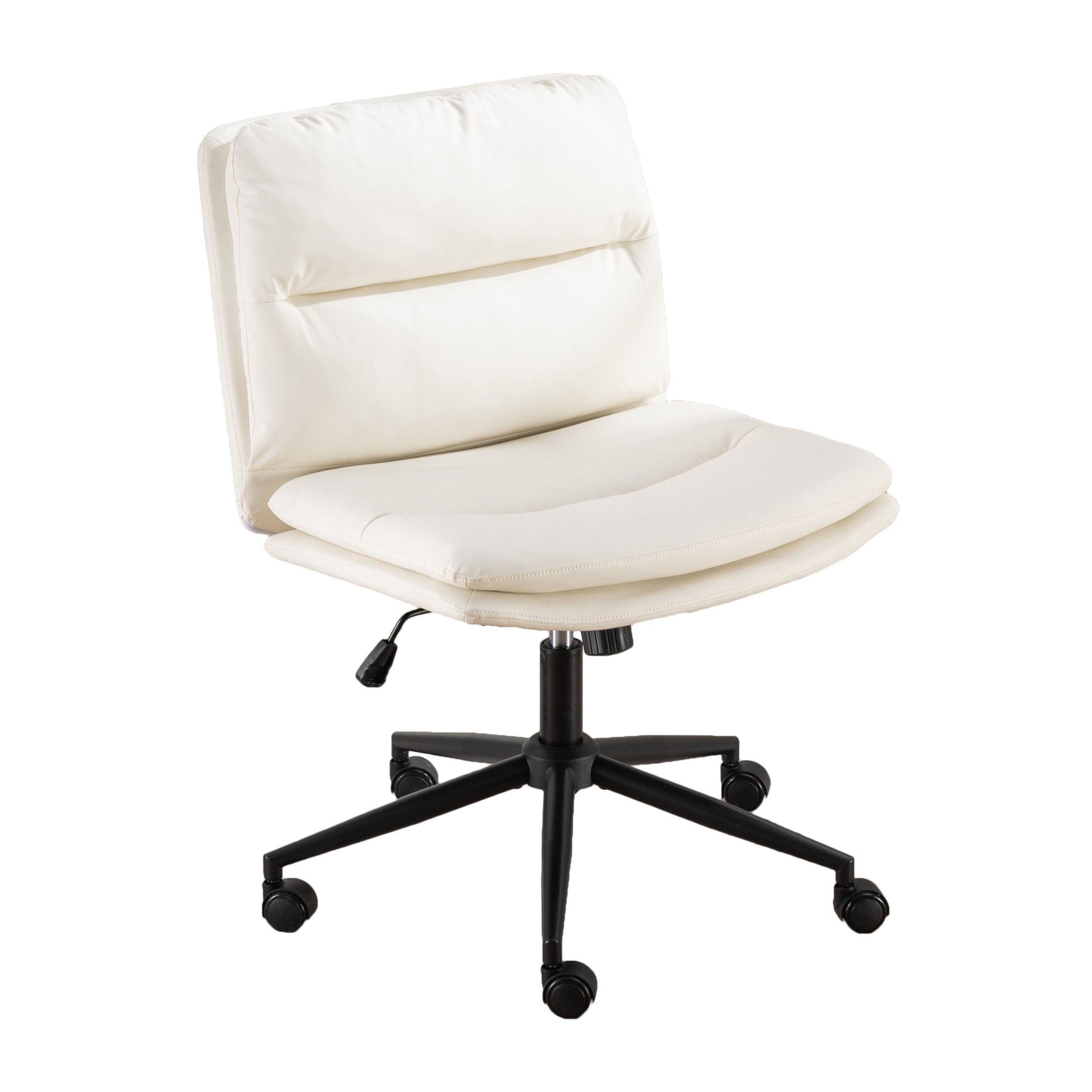 Bizerte Adjustable Swivel Criss-Cross Chair, Wide Seat/ Office Chair /Vanity Chair, White Furniture Giga GNJ Home Home & Garden Home Goods Walmart Giga https://www.cyberehub.com