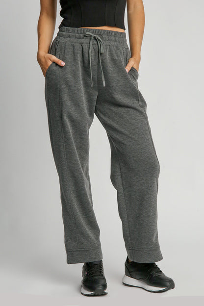 Umgee Full Size Drawstring Wide Leg Pants with Pockets Dark Gray Apparel Apparel Ship from USA TikTok Trendsi Umgee USA Trendsi https://www.cyberehub.com