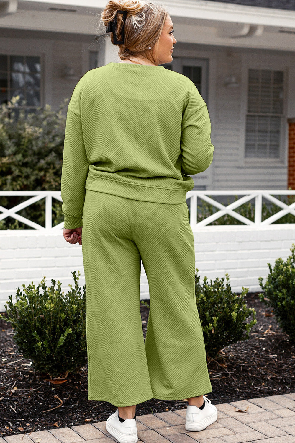 Double Take Full Size Textured Long Sleeve Top and Drawstring Pants Set Apparel/Tops Double Take Ship from USA TikTok Tops Trendsi USPS Walmart Walmart Apparel Trendsi https://www.cyberehub.com