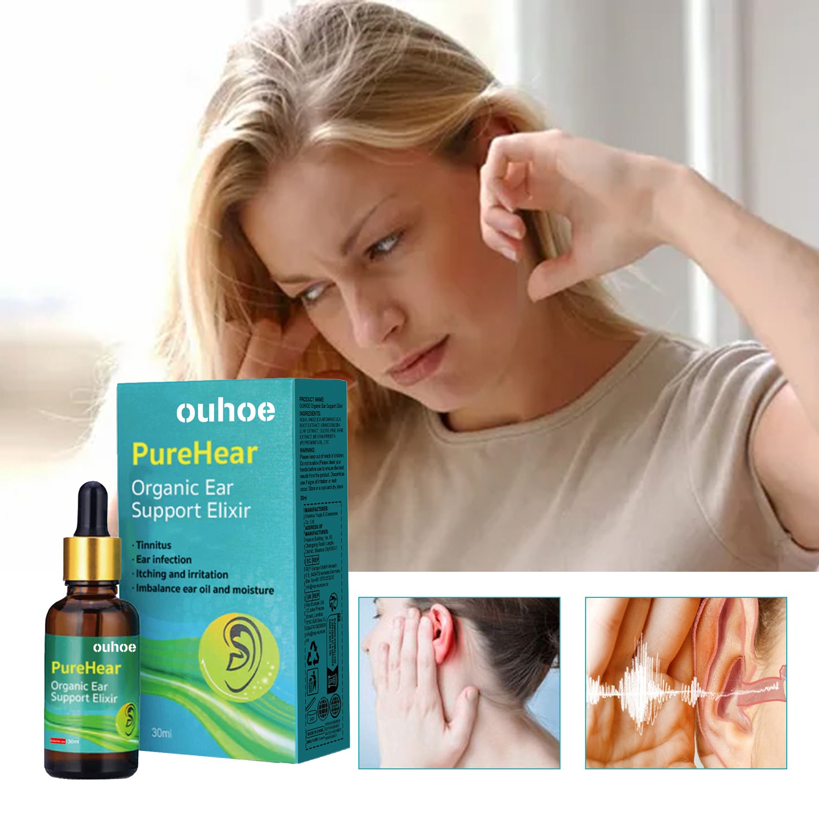 Organic Ear Protection For Ear Discomfort Clean Earwax Body Comfort Ear Massage Daily Care Drops Health Eprolo https://www.cyberehub.com