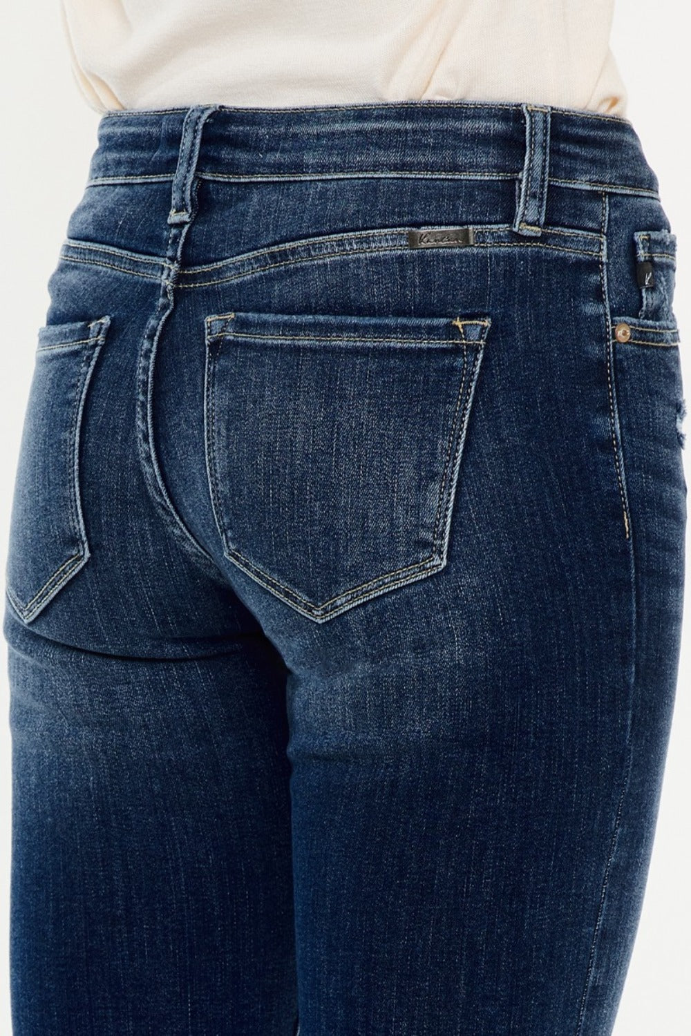Kancan Mid Rise Button Fly Flare Jeans Bottoms Bottoms Clothing Kancan Ship from USA Women Trendsi https://www.cyberehub.com