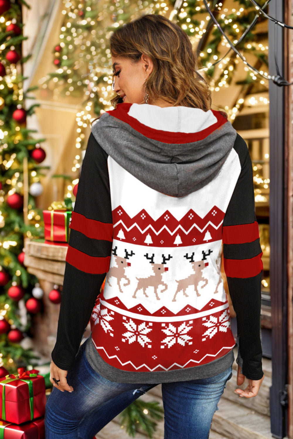 Double Take Full Size Christmas Drawstring Long Sleeve Hoodie Apparel/Tops Doorbusters Double Take Ship from USA TikTok Tops Trendsi USPS Walmart Walmart Apparel Trendsi https://www.cyberehub.com