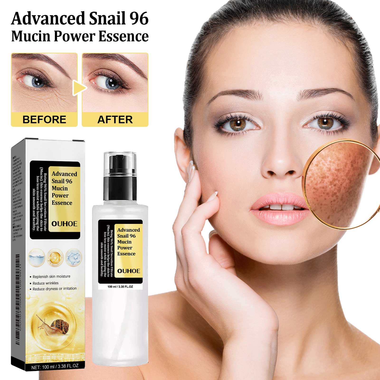 Snail 96 Collagen Power Essence, Repair Skin Barrier Moisturizing And Fading Dark Spots Snail Essence Health Eprolo https://www.cyberehub.com
