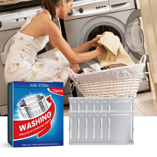 Jue-Fish Washing Machine Cleaner, Washing Machine Tank Automatic Drum Liner Dirt Cleaning Sheet Home & Garden Home Goods Eprolo https://www.cyberehub.com