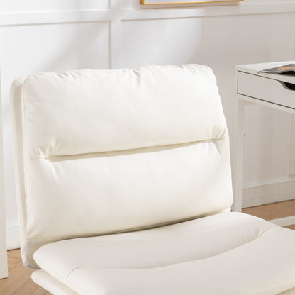 Bizerte Adjustable Swivel Criss-Cross Chair, Wide Seat/ Office Chair /Vanity Chair, White Furniture Giga GNJ Home Home & Garden Home Goods Walmart Giga https://www.cyberehub.com