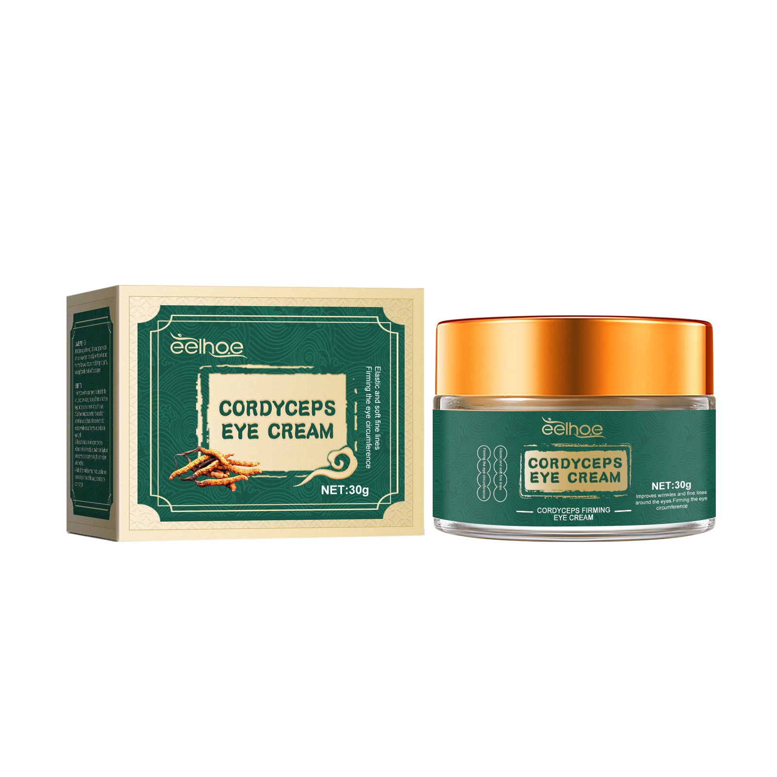 Cordyceps Eye Cream, Anti-wrinkle Hydrating Brightening Care Eye Cream default title Health Eprolo https://www.cyberehub.com