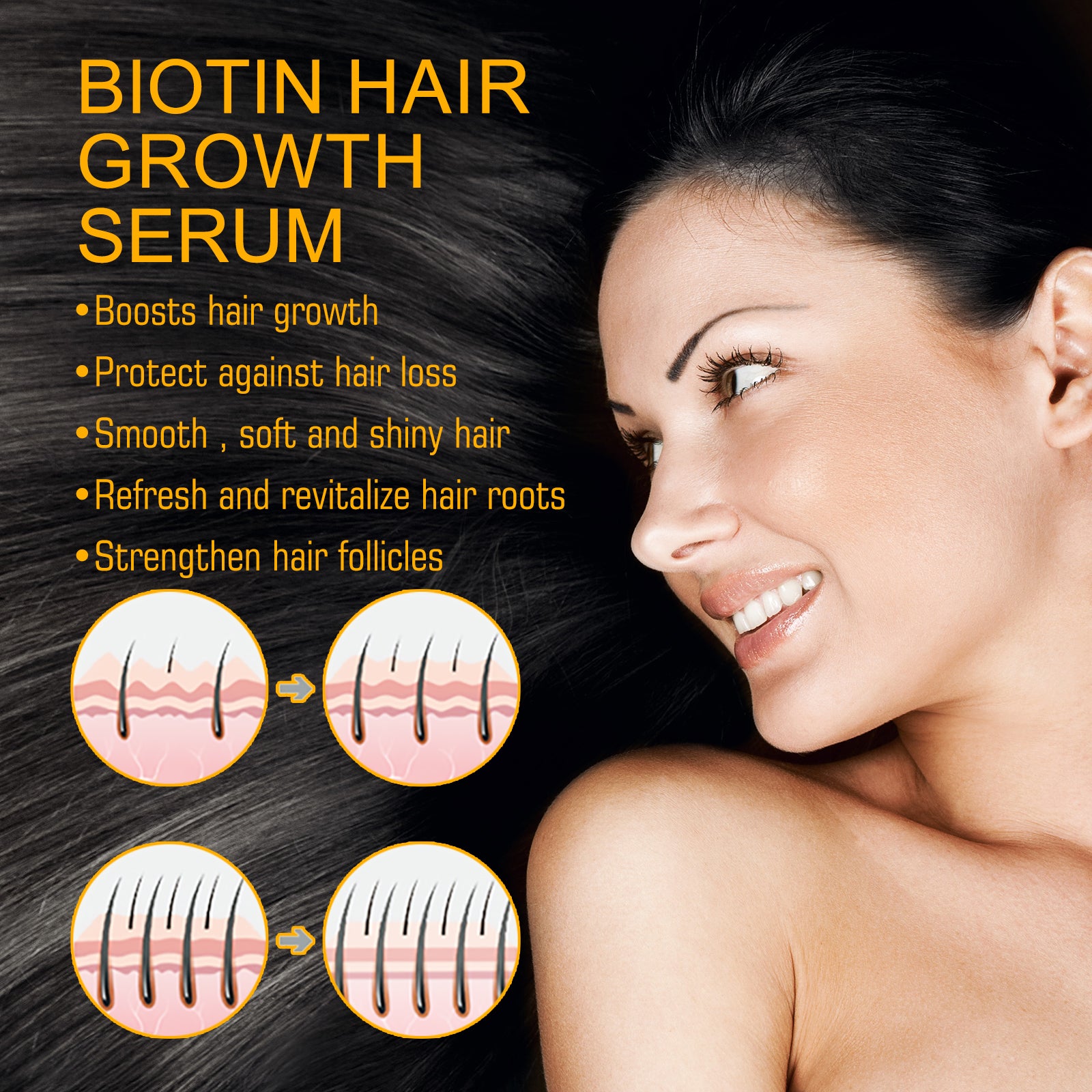 Biotin Hair Essential Oil Deeply Moisturizes And Improves Scalp Massage Treatment Soft Hair Essential Oil Health & Beauty Health Eprolo https://www.cyberehub.com