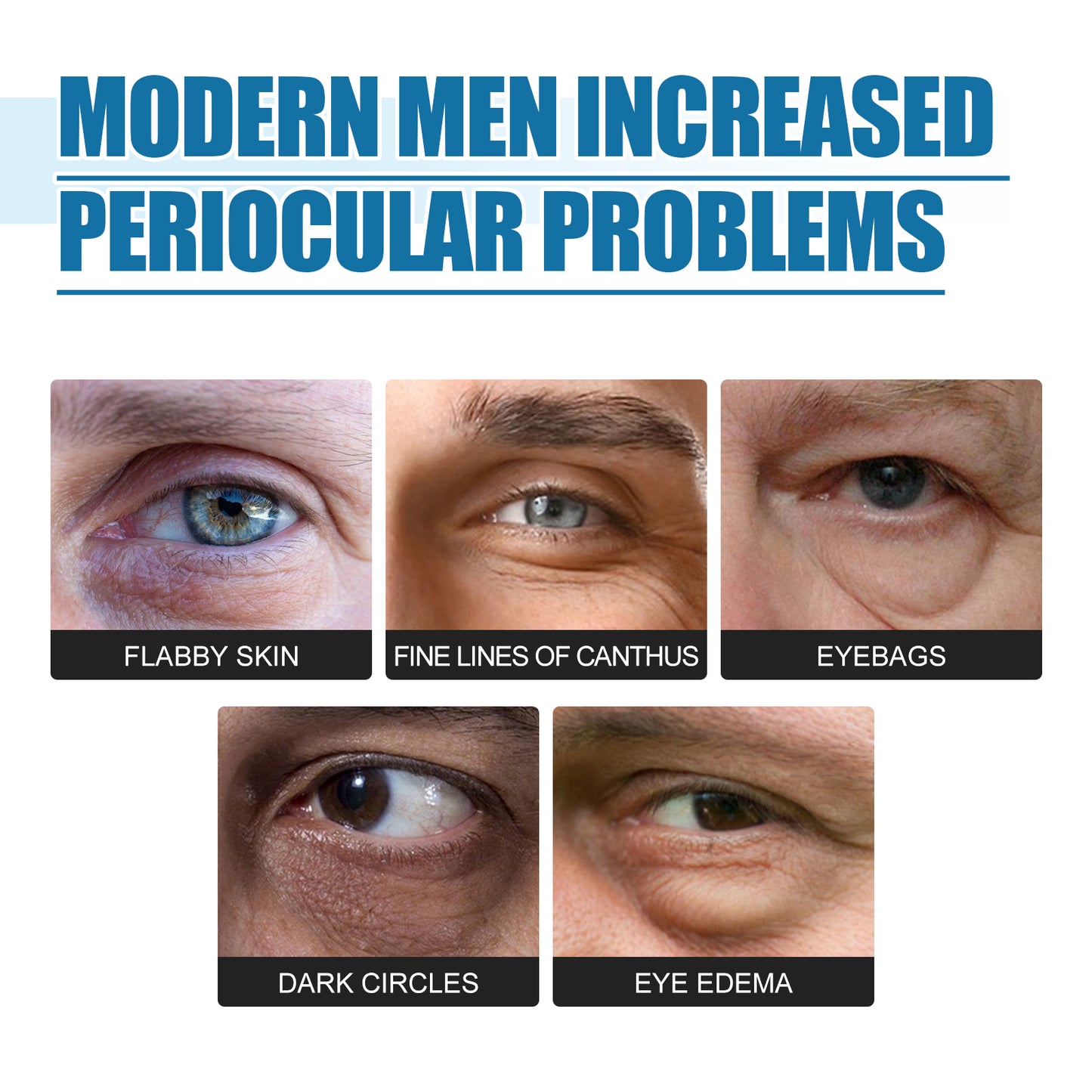 Men's Eye Serum Reduces Fine Lines, Bags, Dark Circles, Moisturizes, Firming, Brightening And Anti-Aging Eye Area Health & Beauty Health Eprolo https://www.cyberehub.com