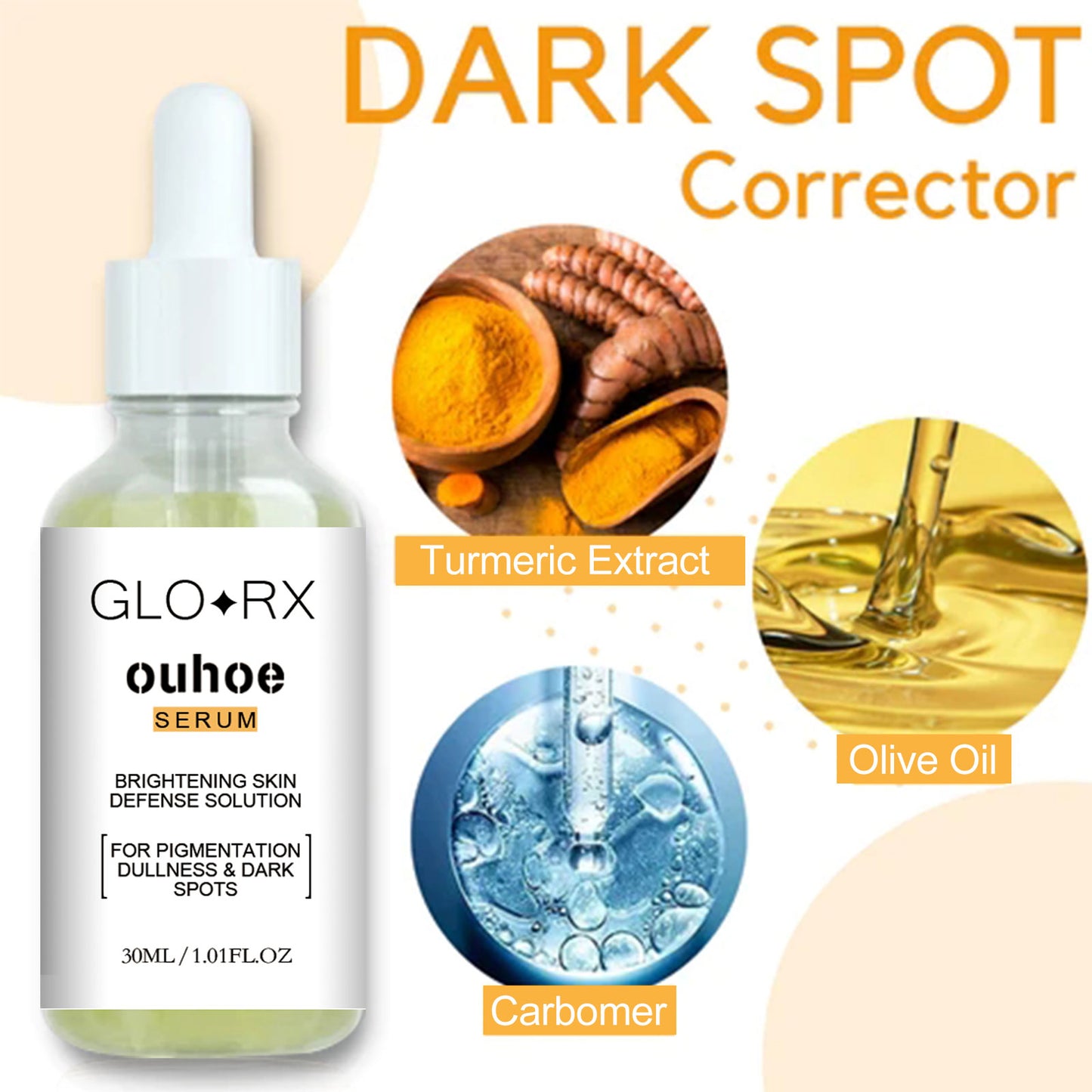 Turmeric Whitening Spot Serum, Lighten Freckle Spots Brightening Skin Hydrating Serum Health Eprolo https://www.cyberehub.com