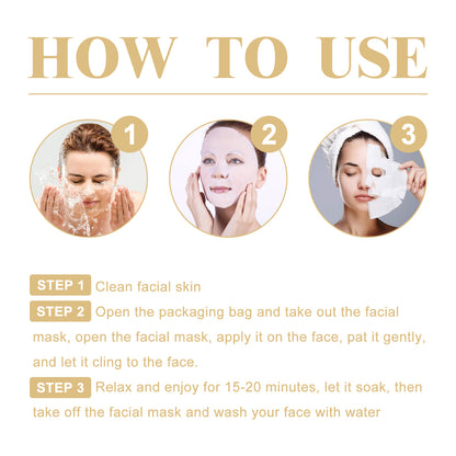 Collagen Wrinkles Mask, Moisturizing, Moisturizing And Firming Facial Skin, Cleaning, Anti-Wrinkle, Anti-Aging Eyes Health & Beauty Health Eprolo https://www.cyberehub.com