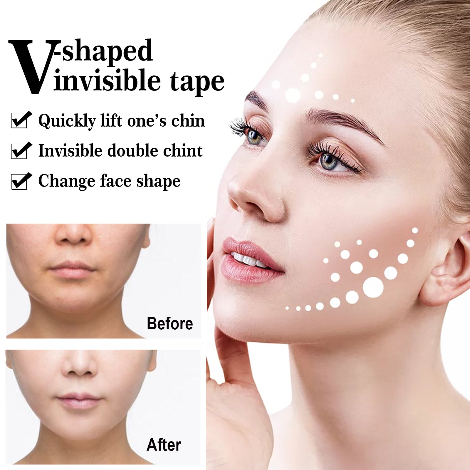Facial Lifting Patch, Lift Face Double Chin V Face Melon Seed Face Invisible Lifting Patch Health Eprolo https://www.cyberehub.com