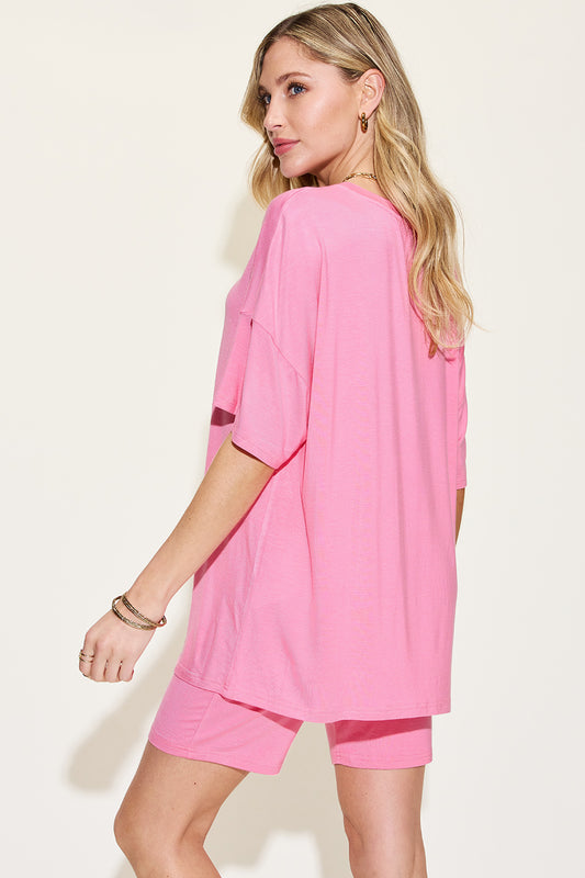 Basic Bae Full Size V-Neck Drop Shoulder T-Shirt and Shorts Set Apparel/Tops Basic Bae Ship from USA TikTok Tops Trendsi USPS Walmart Walmart Apparel Trendsi https://www.cyberehub.com