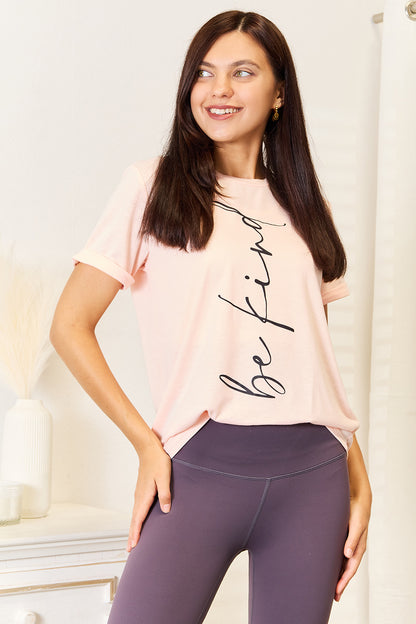 Simply Love BE KIND Graphic Round Neck T-Shirt Apparel/Tops Memorial Day Sale Ship from USA Simply Love TikTok Tops Trendsi USPS Walmart Walmart Apparel Trendsi https://www.cyberehub.com