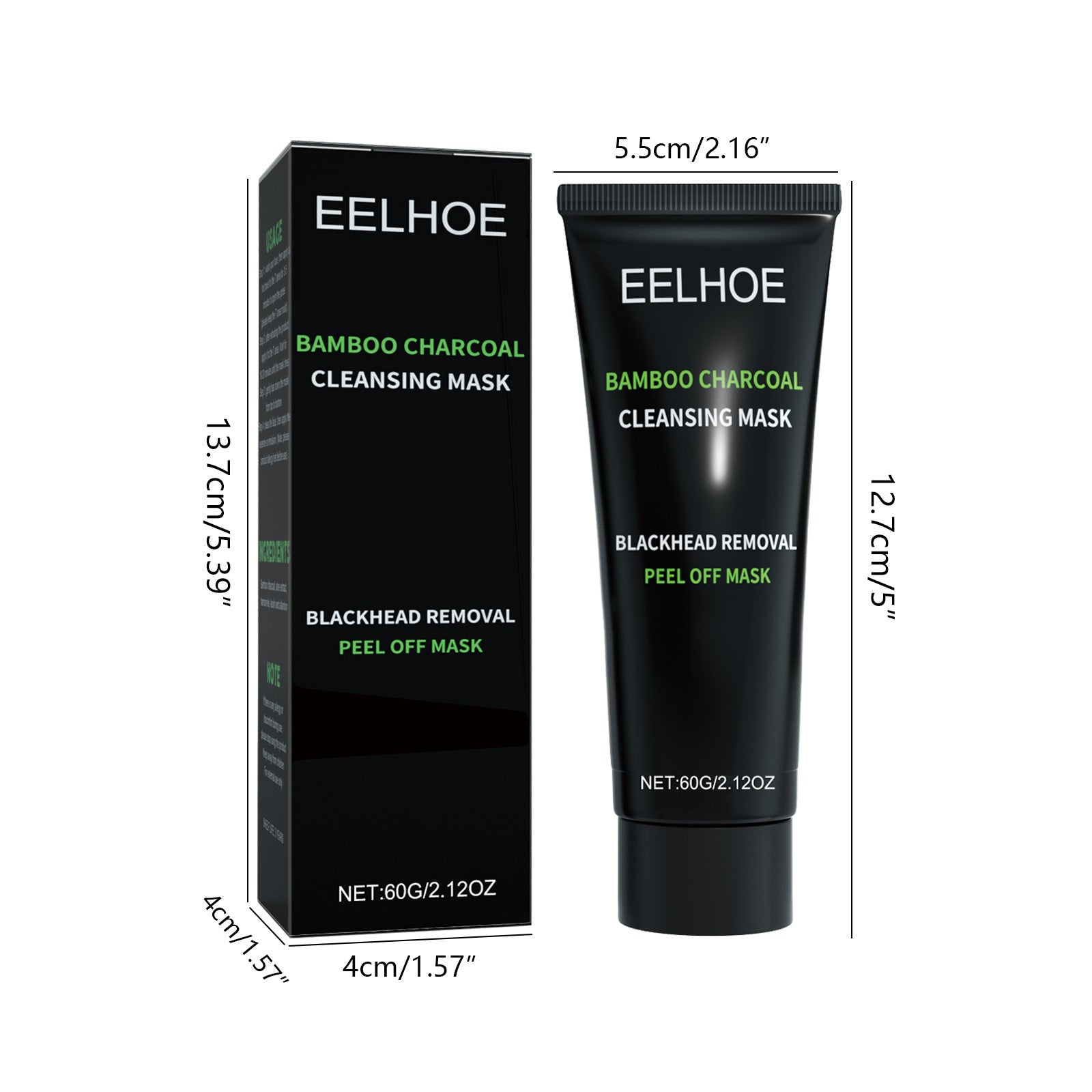 EELHOE Bamboo Charcoal Blackhead Removal Peel-Off Mask For Deep Pore Cleansing And T-Zone Oil Control Health Beauty CJ USa USPS Muqe https://www.cyberehub.com