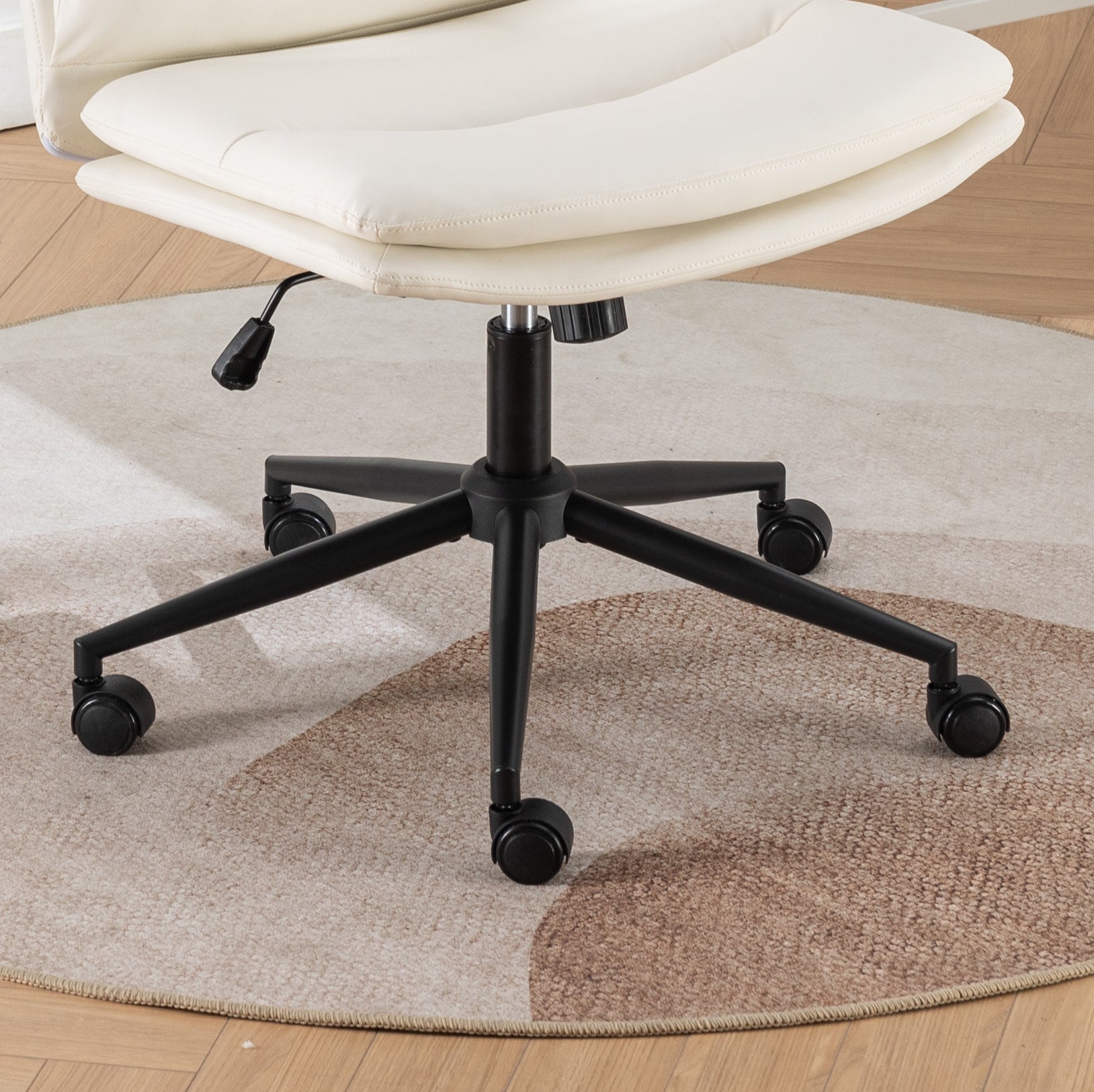 Bizerte Adjustable Swivel Criss-Cross Chair, Wide Seat/ Office Chair /Vanity Chair, White Furniture Giga GNJ Home Home & Garden Home Goods Walmart Giga https://www.cyberehub.com