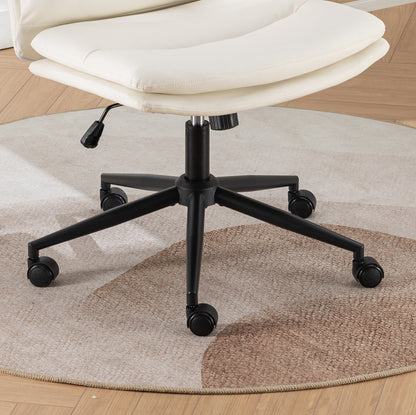 Bizerte Adjustable Swivel Criss-Cross Chair, Wide Seat/ Office Chair /Vanity Chair, White Furniture Giga GNJ Home Home & Garden Home Goods Walmart Giga https://www.cyberehub.com