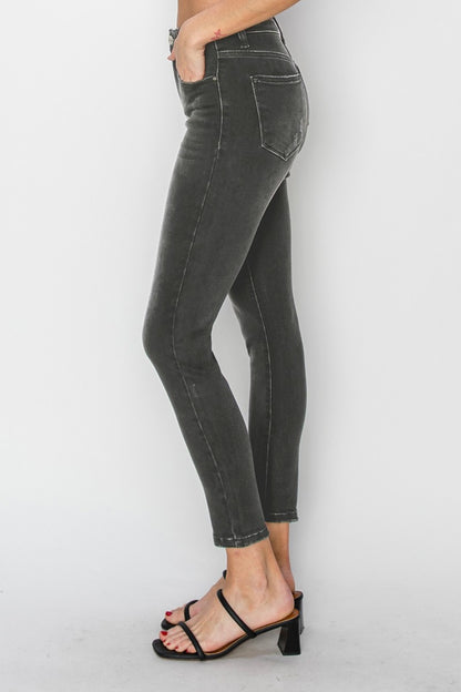 RISEN Full Size High Rise Ankle Skinny Jeans Bottoms Bottoms Clothing Pants RISEN Ship from USA Women Trendsi https://www.cyberehub.com