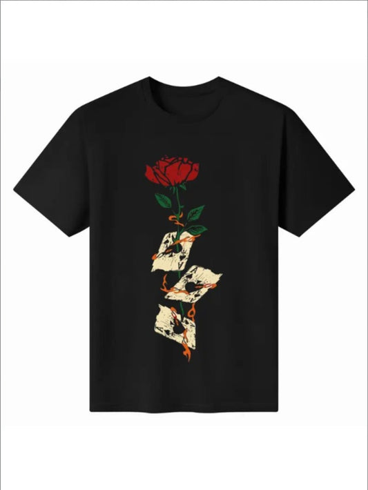 Men's Printed Short Sleeve T-Shirt Apparel/Shirt/Graphic Shirt SNULLO https://www.cyberehub.com
