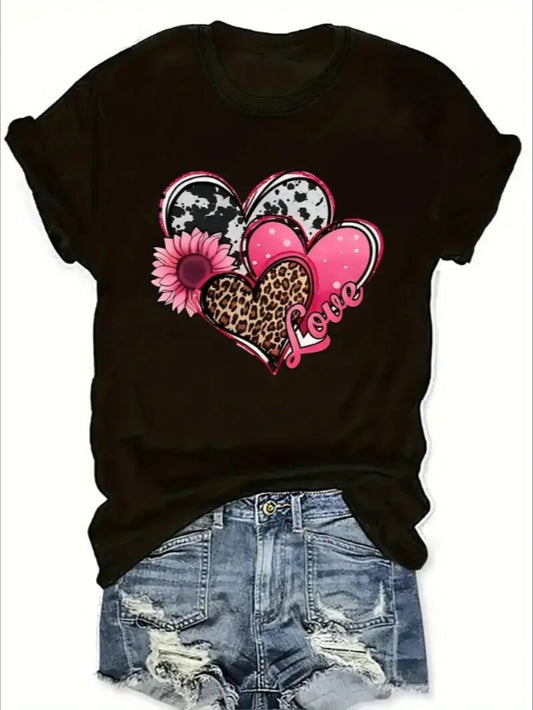 Love Valentine'S Day T-Shirt, Couple T-Shirt, Couple Christmas, Fashion Casual T-Shirt, Short-Sleeved T-Shirt Apparel/Shirt/Graphic Shirt SNULLO https://www.cyberehub.com
