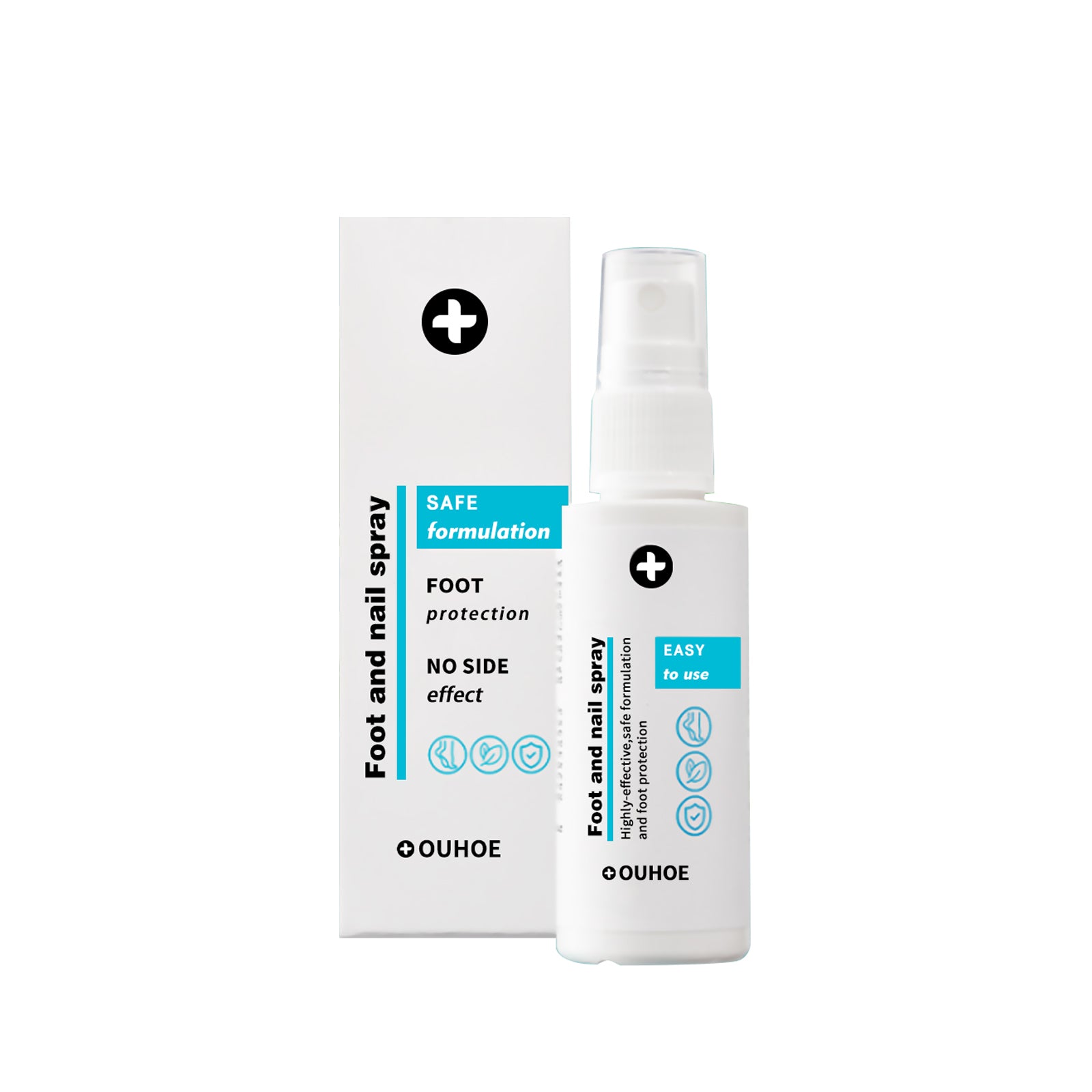 Foot Spray Foot Skin Moisturizing, Anti-Cracking, Deodorizing, Deodorizing And Repairing Nail Care Spray Health Eprolo https://www.cyberehub.com