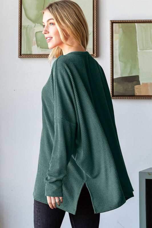 Heimish Sequin Nutcracker Long Sleeve Ribbed Top Tops/Jackets/Sweaters Clothing Tops Heimish Ship from USA TikTok Trendsi USPS Walmart Trendsi https://www.cyberehub.com