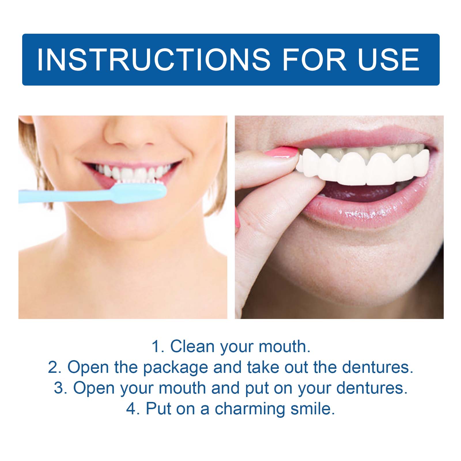 EELHOE Adjustable Buckle Dentures, Modified Teeth Interdental Set Orthodontic Dentures Set Health Eprolo https://www.cyberehub.com