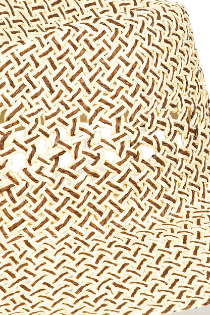 Fame Cutout Woven Straw Hat Fame Accessories Ship from USA TikTok USA Trendsi https://www.cyberehub.com